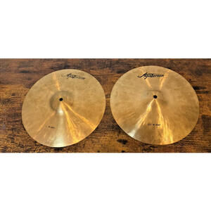 Agazarian Hi‑Hat Cymbals – 13" Pair Top & Bottom Included • Excellent Used Condi